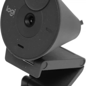 Камера Web Logitech HD Webcam Brio 300 черный 2Mpix (1920x1080) USB Type-C с микрофоном (960-001438)