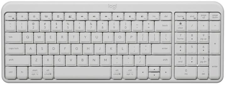 Клавиатура Logitech K251 белый беспроводная BT Multimedia (920-013364)
