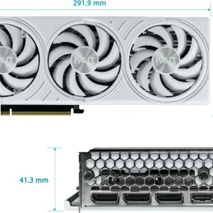 Видеокарта Palit PCI-E 5.0 PA-RTX5070 WHITE OC NVIDIA GeForce RTX 5070 12Gb 192bit GDDR7 2325/28000 HDMIx1 DPx3 HDCP Ret
