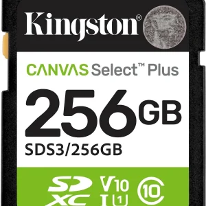 Флеш карта SDXC 256GB Kingston SDS3/256GB Canvas Select Plus w/o adapter