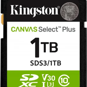 Флеш карта SDXC 1TB Kingston SDS3/1TB Canvas Select Plus w/o adapter