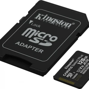 Флеш карта microSDXC 128GB Kingston SDCS3/128GB Canvas Select Plus + adapter