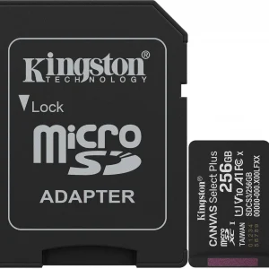 Флеш карта microSDXC 256GB Kingston SDCS3/256GB Canvas Select Plus + adapter