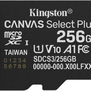 Флеш карта microSDXC 256GB Kingston SDCS3/256GBSP Canvas Select Plus w/o adapter