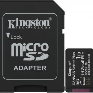 Флеш карта microSDXC 1TB Kingston SDCS3/1TB Canvas Select Plus + adapter