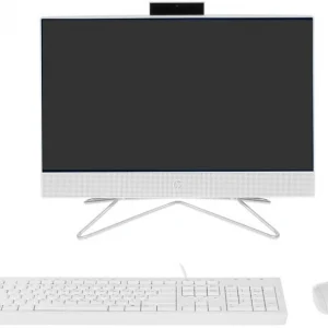 Моноблок HP 200 G4 21.5" Full HD i5 1235U (1.3) 16Gb SSD512Gb Iris Xe DVDRW CR Windows 11 Pro GbitEth WiFi BT 65W клавиатура мышь Cam белый 1920x1080