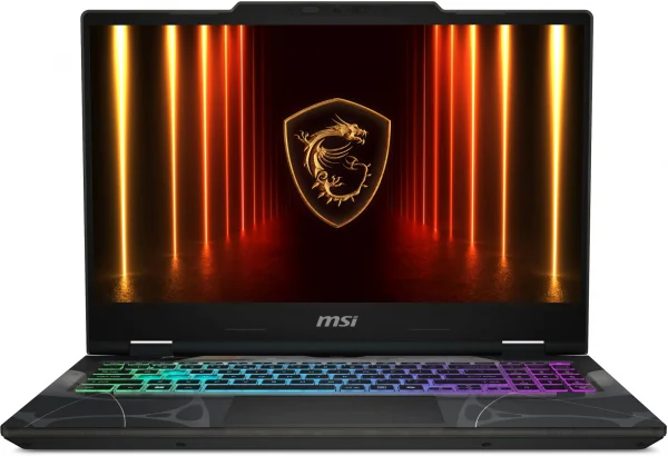 Ноутбук MSI Cyborg 15 B2RWEKG-272XRU Core 5 210H 16Gb SSD512Gb NVIDIA GeForce RTX5050 8Gb 15.6" IPS FHD (1920x1080) FreeDOS black WiFi BT Cam (9S7-15Q342-272)