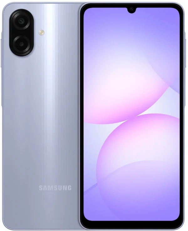 Смартфон Samsung SM-A075F Galaxy A07 128Gb 4Gb фиолетовый моноблок 3G 4G 6.5" 1080x2400 Android 64Mpix 802.11 a/b/g/n/ac GPS GSM900/1800 GSM1900