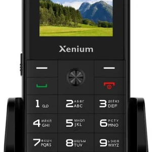 Мобильный телефон Xenium X718 черный моноблок 2Sim 1.77" 128x160 Spreadtrum ThreadX RTOS 0.3Mpix GSM900/1800 MP3