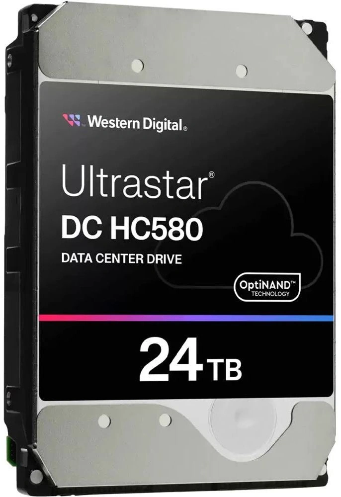 Жесткий диск WD SATA-III 24TB 0F65101 WUH722424ALE604 Ultrastar DC HC580 4KN (7200rpm) 512Mb 3.5"