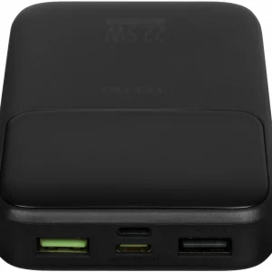 Мобильный аккумулятор Tecno Pocket S101Q 10000mAh QC3.0/PD3.0 22.5W 2.4A 2xUSB-A/USB-C черный