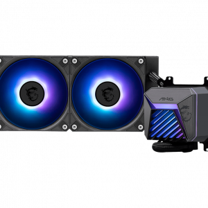 Система жидкостного охлаждения / MSI MAG CORELIQUID A15 240 Black / Система жидкостного охлаждения/ Water Cooling System MSI MAG CORELIQUID A15 240 (240W, 240mm, Black, ARGB/ Fans 2x120mm, 64.89CFM, 28.7dBA, 2050RPM/ Pump 20dBA, 3400RPM, Rad thickness 27mm/ S 1851, 1700, AM5, AM4)