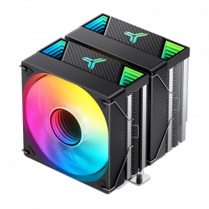 Кулер для процессора / JONSBO CR-3000 ARGB Black / Кулер для процессора/ CPU Cooler JONSBO CR-3000 ARGB (260W, 4-pin PWM, 160mm, Al/Cu, 7x6mm, ARGB, 2x120mm, 59.48CFM, 32.0dBA, 1500RPM, S 1851/1700/1200/115X/2011, AM4/AM5 Black)