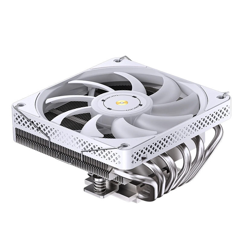 Кулер для процессора / JONSBO HP-600 White / Кулер для процессора/ CPU Cooler JONSBO HP-600 (210W, 4-pin PWM, 66mm, Al/Cu, 6x6mm, ARGB, 1x120mm, 61.51CFM, 37.2dBA, 1800RPM, S 1700/1200/115X, AM4/AM5 White)