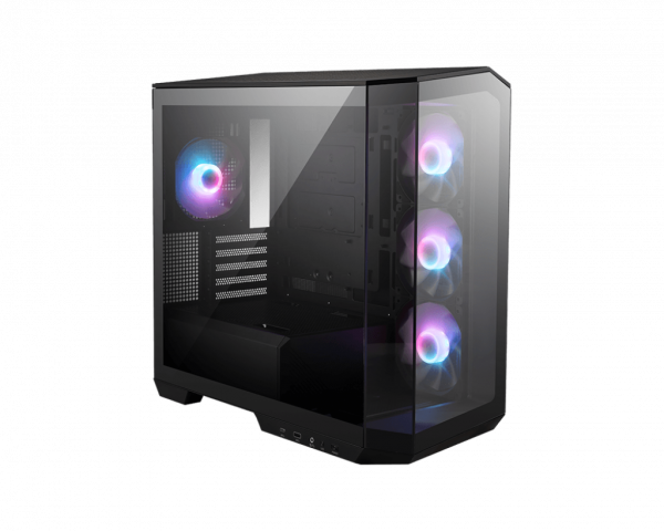 Корпус ПК без блока питания / MSI 306-7G24R25-HH9 / Корпус ПК без блока питания/ Case MSI MAG PANO M100R PZ, Mini-Tower, TG, 4x120mm ARGB, 1xUSB 3.2, 1xUSB 3.2 Type-C, mATX, mITX Black