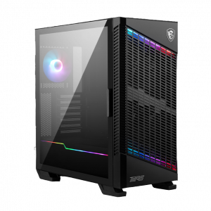 Корпус ПК без блока питания / MSI MPG VELOX 100P AIRFLOW (306-7G18P26-HH9) / Корпус ПК без блока питания/ Case MSI MPG VELOX 100P AIRFLOW, Midi-Tower, TG, 1x120mm ARGB + 3x120mm, 2xUSB-A 3.0, 1xUSB 3.2 Type-C, ATX, mATX, mITX Black