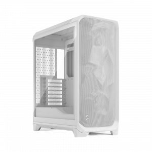 Корпус ПК без блока питания / Fractal Design FD-C-MES3A-04 / Корпус ПК без блока питания/ Case Fractal Design Meshify 3 TG Clear Tint, Midi-Tower, 3x140mm, 2xUSB-A 3.2 + 1xUSB 3.2 Type-C E-ATX, ATX, mATX, mITX, White