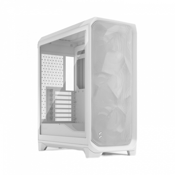 Корпус ПК без блока питания / Fractal Design FD-C-MES3A-04 / Корпус ПК без блока питания/ Case Fractal Design Meshify 3 TG Clear Tint, Midi-Tower, 3x140mm, 2xUSB-A 3.2 + 1xUSB 3.2 Type-C E-ATX, ATX, mATX, mITX, White