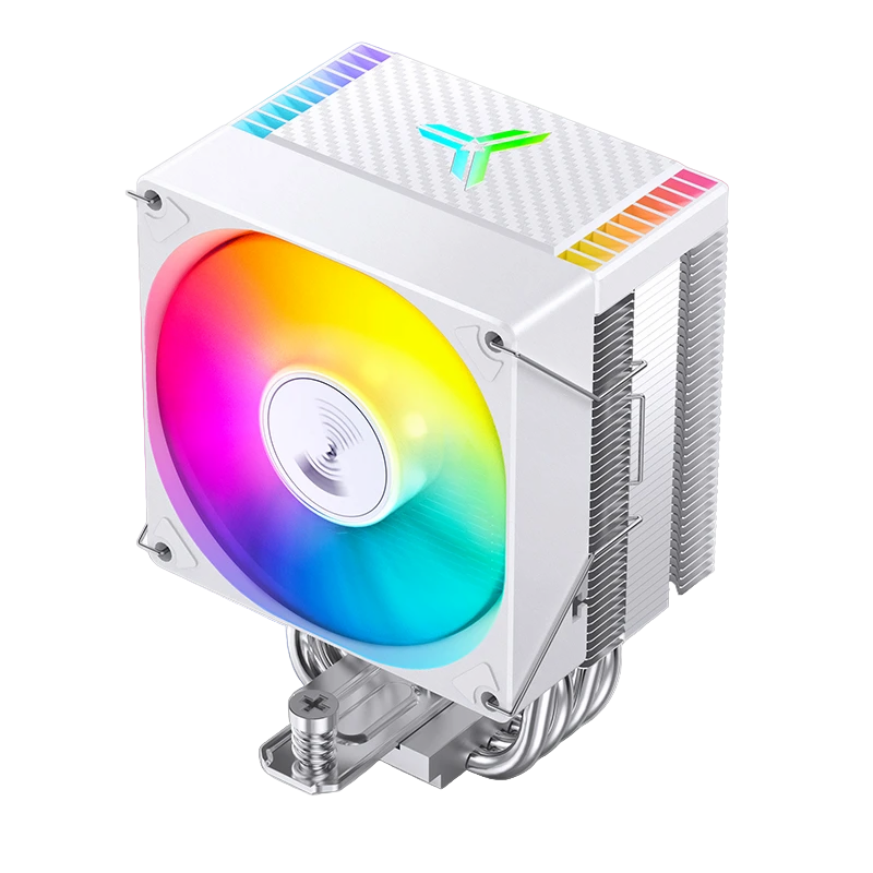 Кулер для процессора / JONSBO CR-1400 EVO ARGB White / Кулер для процессора/ CPU Cooler JONSBO CR-1400 EVO ARGB (180W, 4-pin PWM, 130mm, Al/Cu, 4x6mm, ARGB, 1x92mm, 38.2CFM, 33.8dBA, 2200RPM, S 1700/1200/115X, AM4/AM5 White)