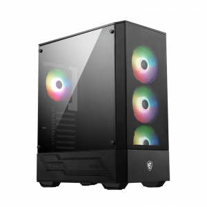Корпус ПК без блока питания / MSI 306-7G16X26-HH9 / Корпус ПК без блока питания/ Case MSI MAG FORGE 112R, Midi-Tower, TG, 4x120mm ARGB, 2xUSB 3.2, ATX, mATX, mITX Black