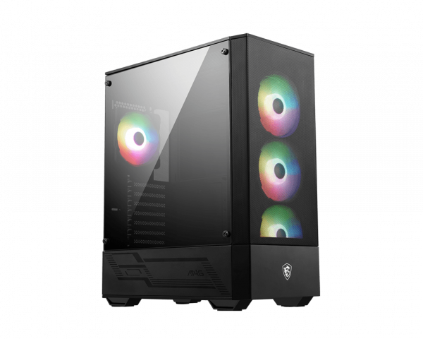 Корпус ПК без блока питания / MSI 306-7G16X26-HH9 / Корпус ПК без блока питания/ Case MSI MAG FORGE 112R, Midi-Tower, TG, 4x120mm ARGB, 2xUSB 3.2, ATX, mATX, mITX Black