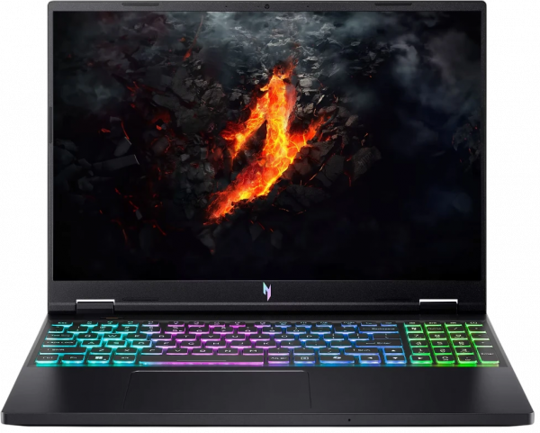 Ноутбук / Acer NH.QSNCD.001 / Ноутбук/ ACER Aspire Nitro AN16-7377YN 16"(1920x1200 (матовый) IPS)/Intel Core i7 14650HX(2.2Ghz)/16384Mb/1024PCISSDGb/noDVD/ExtnVidia GeForce RTX4050(6144Mb)/Cam/BT/WiFi/50WHr/war 1y/2.2kg/Black/NoOS