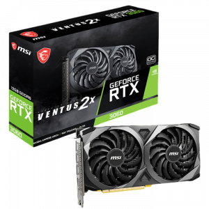 Видеокарта / MSI GeForce RTX 3060 VENTUS 2X 12G OC / GeForce RTX 3060 VENTUS 2X 12G OC