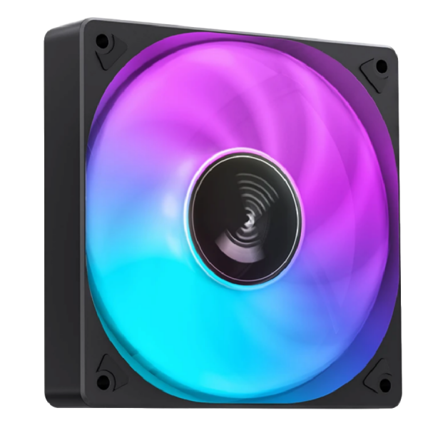 Кулер для корпуса / JONSBO SL-120C / Кулер для корпуса/ Case Cooler JONSBO SL-120C (120x120x25mm, 4-pin PWM, FRGB, 59.48CFM, 32.0dBA, 1500RPM, Black)