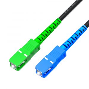 Патч-корд оптический / Greenconnect GCR-56170 / GCR PRO Патч-корд оптический 30.0m переходной SC/APC - SC/UPC Simplex одномодовый SM 9/125, LSZH, черный, GCR-56170