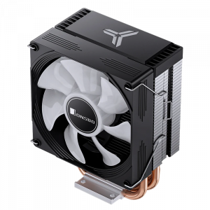 Кулер для процессора / JONSBO CR-1300 EVO Black / Кулер для процессора/ CPU Cooler JONSBO CR-1300 EVO (160W, 4-pin PWM, 128mm, Al/Cu, 4x6mm, FRGB, 1x90mm, 42CFM, 28.2dBA, 2000RPM, S 1700/1200/115X, AM5/AM4, Black)
