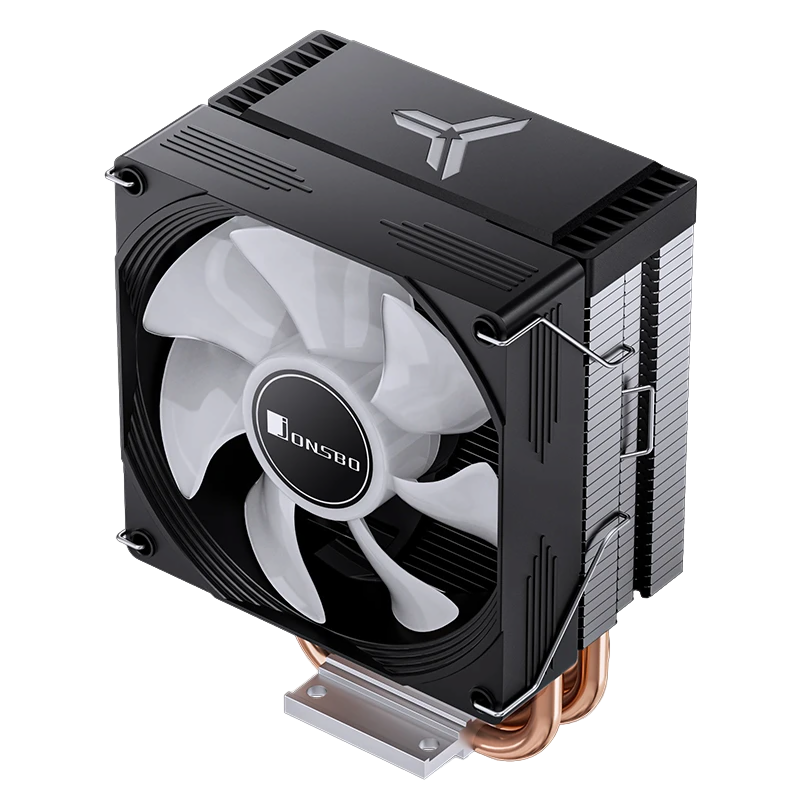 Кулер для процессора / JONSBO CR-1300 EVO Black / Кулер для процессора/ CPU Cooler JONSBO CR-1300 EVO (160W, 4-pin PWM, 128mm, Al/Cu, 4x6mm, FRGB, 1x90mm, 42CFM, 28.2dBA, 2000RPM, S 1700/1200/115X, AM5/AM4, Black)