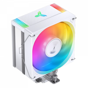 Кулер для процессора / JONSBO CR-1000 EVO ARGB White / Кулер для процессора/ CPU Cooler JONSBO CR-1000 EVO ARGB (220W, 4-pin PWM, 154mm, Al/Cu, 4x6mm, ARGB, 1x120mm, 59.48CFM, 32.0dBA, 1500RPM, S 1700/1200/115X, AM4/AM5 White)