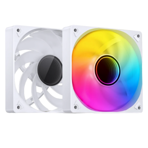 Кулер для корпуса / JONSBO SL-120WR / Кулер для корпуса/ Case Cooler JONSBO SL-120WR Reverse (120x120x25mm, 4-pin PWM, ARGB, 59.48CFM, 32.0dBA, 1500RPM, White)