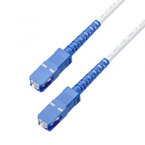 Патч-корд оптический / Greenconnect GCR-56115 / GCR PRO Патч-корд оптический 60.0m соединительный SC/UPC - SC/UPC Simplex одномодовый SM 9/125, LSZH, белый, GCR-56115