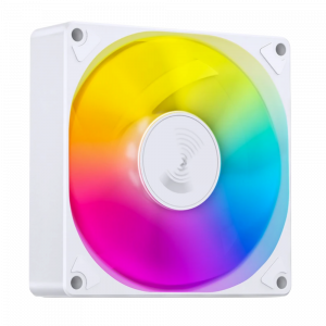 Кулер для корпуса / JONSBO SL-925 ARGB White / Кулер для корпуса/ Case Cooler JONSBO SL-925W (92x92x25mm, 4-pin PWM, ARGB, 38.2CFM, 33.8dBA, 2200RPM, White)