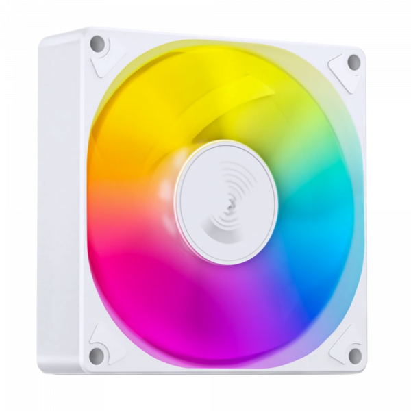 Кулер для корпуса / JONSBO SL-925 ARGB White / Кулер для корпуса/ Case Cooler JONSBO SL-925W (92x92x25mm, 4-pin PWM, ARGB, 38.2CFM, 33.8dBA, 2200RPM, White)