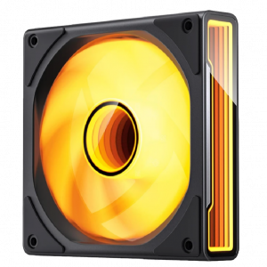 Кулер для корпуса / JONSBO ZK-120BR / Кулер для корпуса/ Case Cooler JONSBO ZK-120BR Reverse (123x120x28mm, 4-pin PWM, ARGB, 47.71CFM, 30.7dBA, 1800RPM, Black, 3pcs)