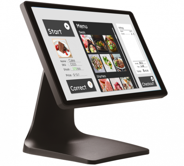 Сенсорный моноблок POSCenter POS-A1 (15,6", P-CAP, RK3568, 4Gb/64Gb, WiFi, BT, MSR) Android 11