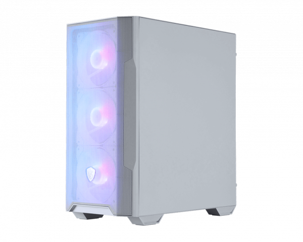 Корпус ПК без блока питания / MSI 306-7G20W24-HH9 / Корпус ПК без блока питания/ Case MSI MAG FORGE M100R, Mini-Tower, TG, 4x120mm ARGB, 2xUSB 2.0, 1xUSB 3.0, mATX, mITX White