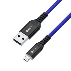 Кабель / Greenconnect GCR-54959 / GCR QC Кабель 1.2m MicroUSB быстрая зарядка, JEANS, AL case черный, 28/24 AWG, GCR-54959