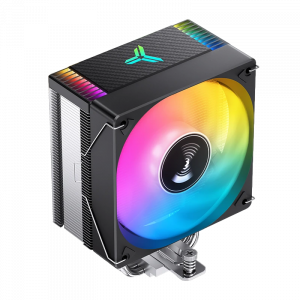 Кулер для процессора / JONSBO CR-1000 EVO ARGB Black / Кулер для процессора/ CPU Cooler JONSBO CR-1000 EVO ARGB (220W, 4-pin PWM, 154mm, Al/Cu, 4x6mm, ARGB, 1x120mm, 59.48CFM, 32.0dBA, 1500RPM, S 1700/1200/115X, AM4/AM5 Black)