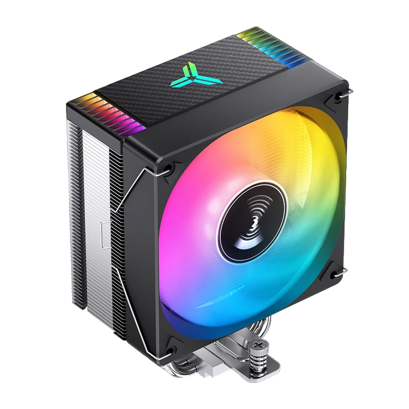 Кулер для процессора / JONSBO CR-1000 EVO ARGB Black / Кулер для процессора/ CPU Cooler JONSBO CR-1000 EVO ARGB (220W, 4-pin PWM, 154mm, Al/Cu, 4x6mm, ARGB, 1x120mm, 59.48CFM, 32.0dBA, 1500RPM, S 1700/1200/115X, AM4/AM5 Black)