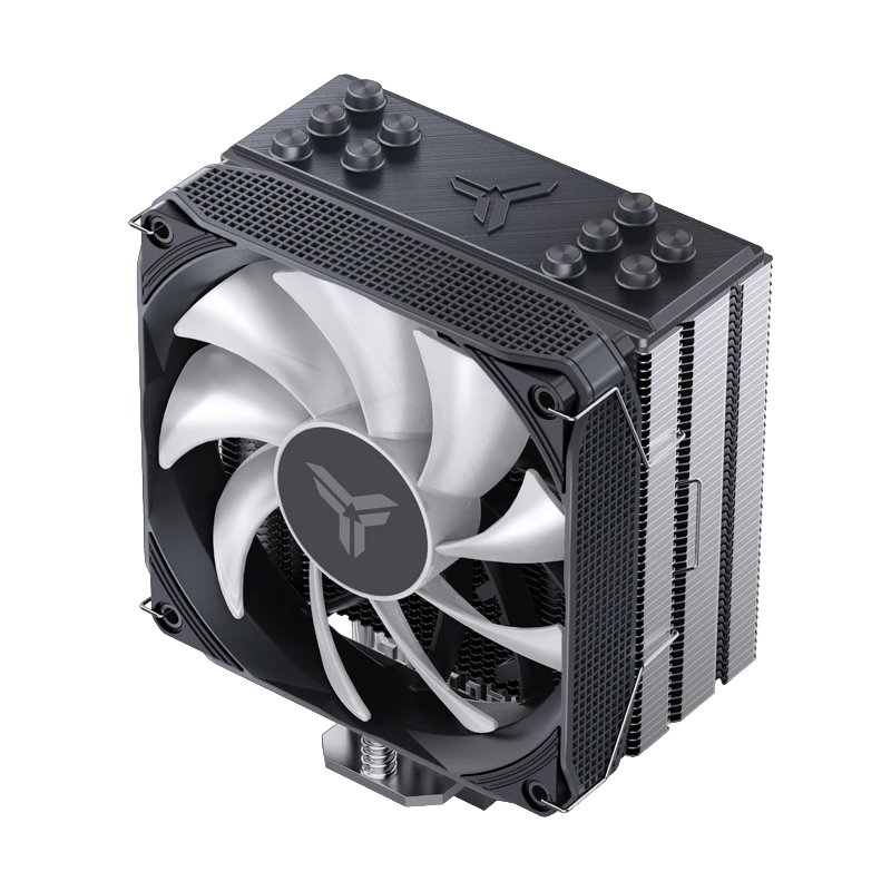 Кулер для процессора / JONSBO PISA A5 ARGB Grey / Кулер для процессора/ CPU Cooler JONSBO PISA A5 ARGB (265W, 4-pin PWM, 153mm, Al/Cu, 5x6mm, ARGB, 1x120mm, 81.27CFM, 36.8dBA, 1850RPM, S 1851/1700/1200/115X, AM4/AM5 Grey)