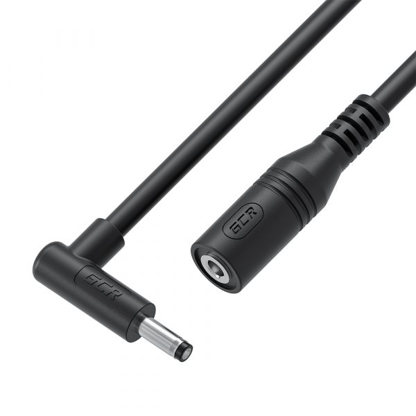 DC кабель питания / Greenconnect GCR-56037 / GCR Удлинитель кабеля питания 1.0m DC 3.5х1.35mm угловой / DC 3.5х1.35 mm, М/F, GCR-56037