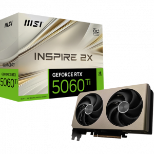 Видеокарта / MSI GeForce RTX 5060 Ti 8G INSPIRE 2X OC / Видеокарта/ GeForce RTX 5060 Ti 8G INSPIRE 2X OC