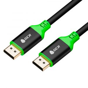 DisplayPort кабель v1.4 / Greenconnect GCR-53984 / GCR PRO Кабель 0.5m DisplayPort v1.4, 8K 60Hz, 4K 165Hz, черный, 3X экран с армированием, AL case, GCR-53984