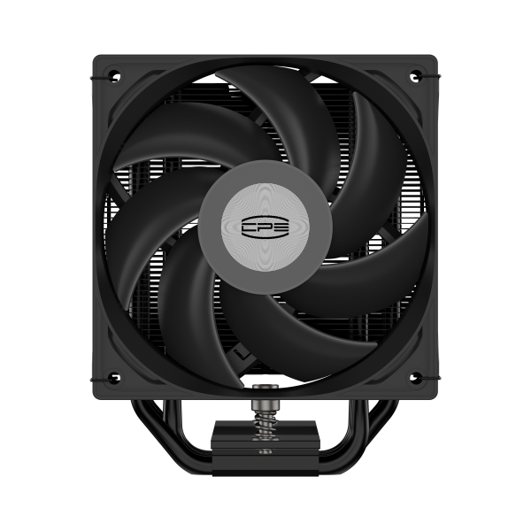 Кулер для процессора / PCCooler RT500 BK / Кулер для процессора/ CPU Cooler PCCooler RT500 BK (240W, 4-pin PWM, LED temp., 152mm, Al/Cu, 5x6mm, 1x120mm, 73.32CFM, 34.9dBA, 2200RPM, S 1851/1700/1200/115X, AM5/AM4, black)