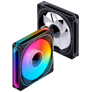 Кулер для корпуса / JONSBO FR-505BR / Кулер для корпуса/ Case Cooler JONSBO FR-505BR Reverse (120x120x25mm, 4-pin PWM, ARGB, 47.2CFM, 30.0dBA, 1800RPM, Black)
