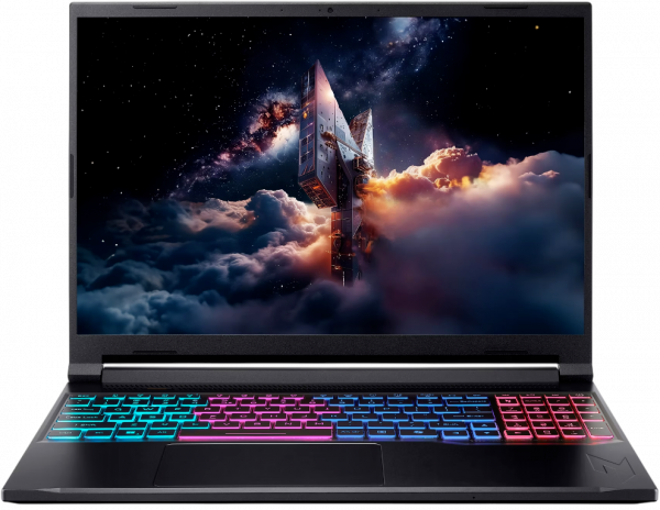 Ноутбук / Acer NH.U03CD.004 / Ноутбук/ ACER Aspire Nitro V165AI ANV16S-41-R4WA 16"(1920x1200 (матовый) IPS)/AMD Ryzen 7 260(3.8Ghz)/16384Mb/1024PCISSDGb/noDVD/ExtNVIDIA GeForce RTX 5060(8192Mb)/Cam/BT/WiFi/76WHr/war 1y/2.1kg/Silver/NoOS
