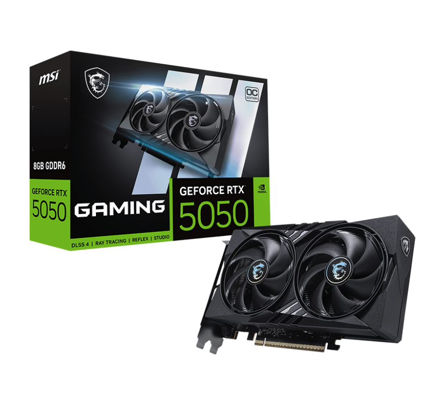 Видеокарта / MSI GeForce RTX 5050 8G GAMING OC / GeForce RTX 5050 8G GAMING OC
